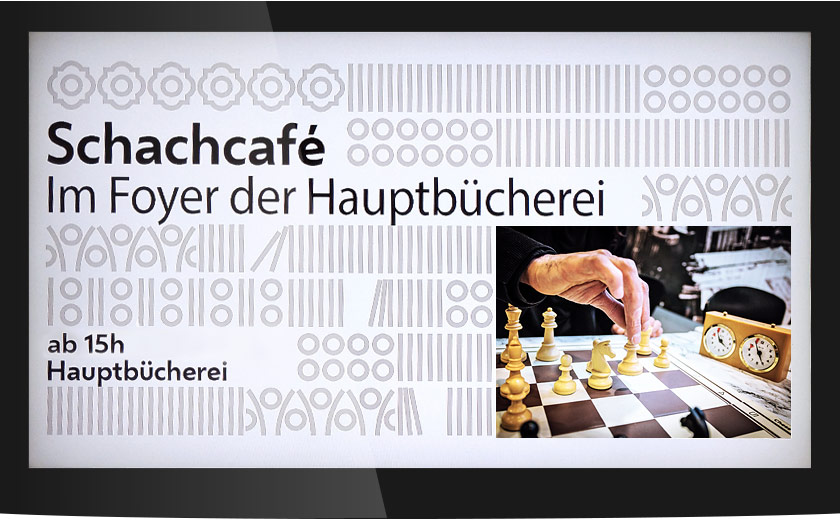 Schach spielen in der Bücherei oder unter den Sternen - Wien